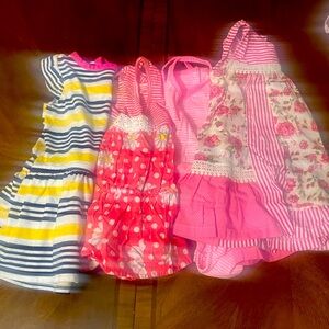 Blueberi Boulevard Pink and White Striped Garment